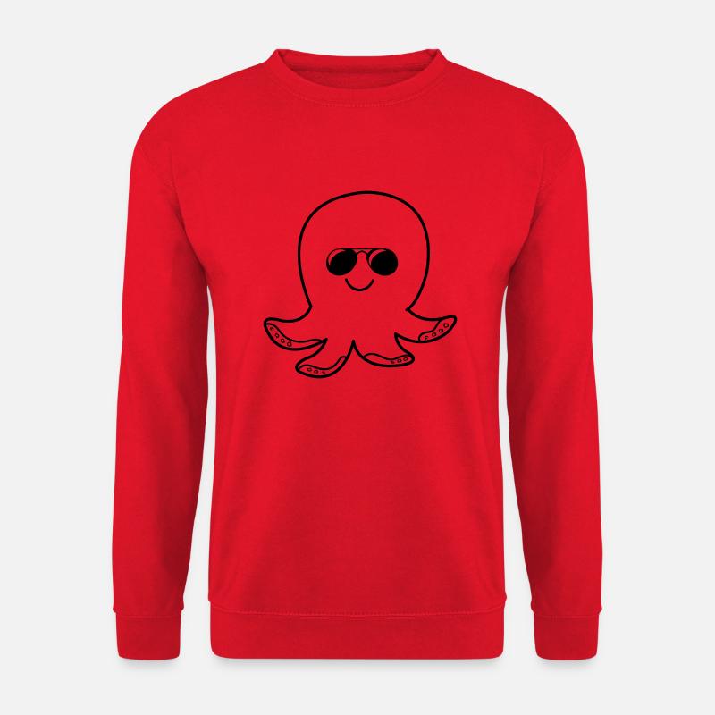 Octopus Cool - Unisex Sweatshirt - red