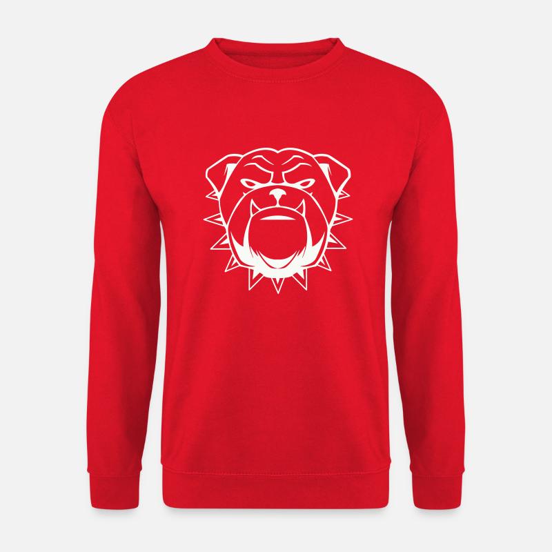 bulldog 01 - Unisex Pullover - Rot