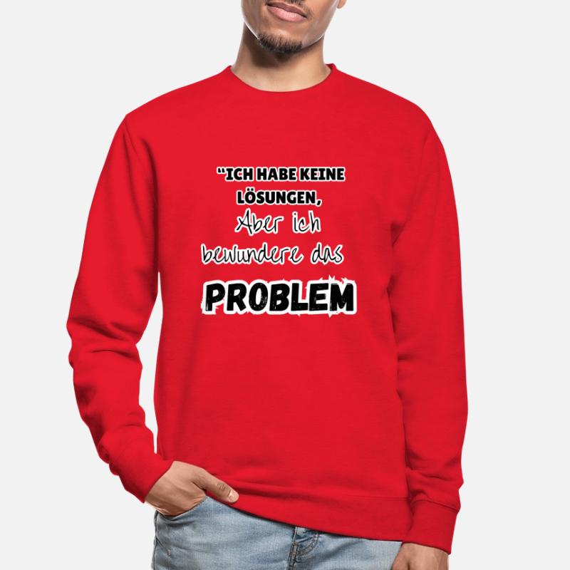 "Problem solution" Unisex Sweatshirt