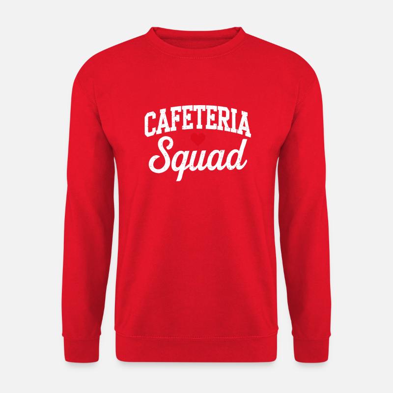 Lachen in der Kantine - Unisex Pullover - Rot