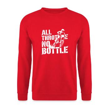 Pure motocross passion - Unisex Sweatshirt - red - Front - Alina (178cm) & Michal (187cm)