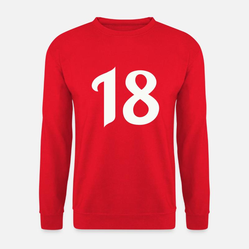 18 - Unisex Pullover - Rot