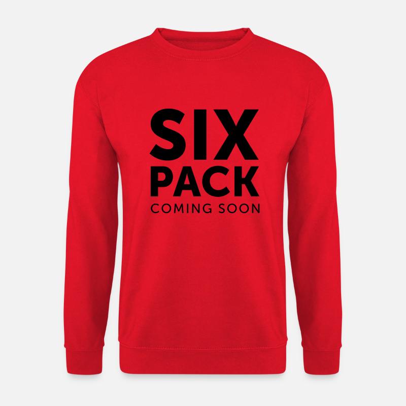Six Pack coming soon (dh) - Unisex Pullover - Rot