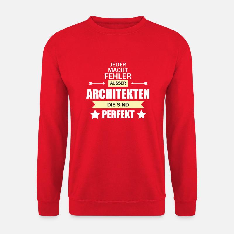 Architekt - Unisex Pullover - Rot