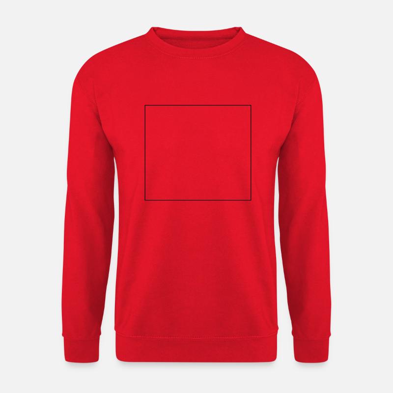 Viereck - Unisex Pullover - Rot
