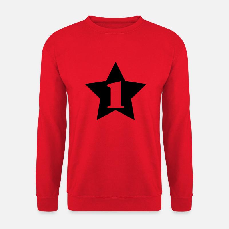 1_star___f1 - Unisex Pullover - Rot