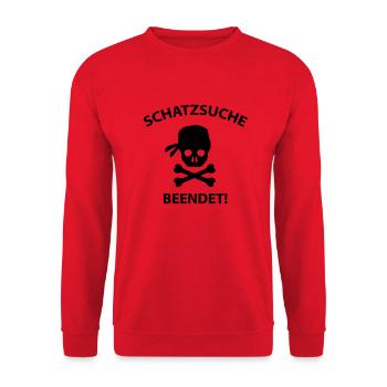 schatzsuche beendet - Sweat-shirt Unisexe - rouge - Devant - Alina (178cm) & Michal (187cm)