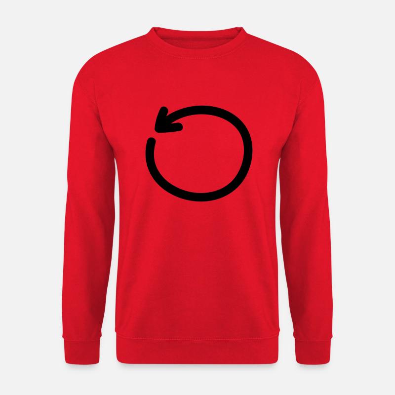 drehen_pfeil_f1 - Unisex Pullover - Rot