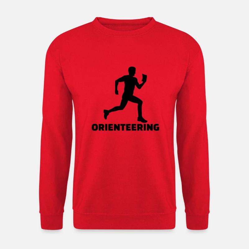 Orienteering - Sweat-shirt Unisexe - rouge