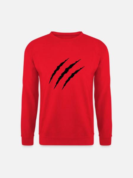 krallen_01 - Sweat-shirt Unisexe - rouge