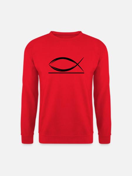 Jésus Christ Dieu Foi - Sweat-shirt Unisexe - rouge