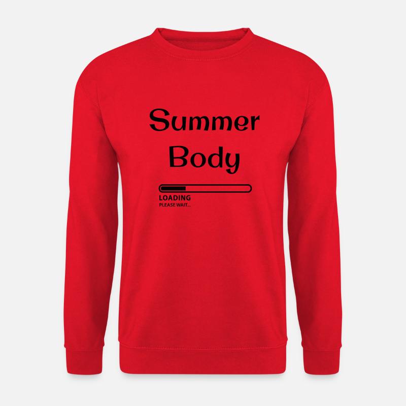 Summer Body Loading - Unisex Sweatshirt - red