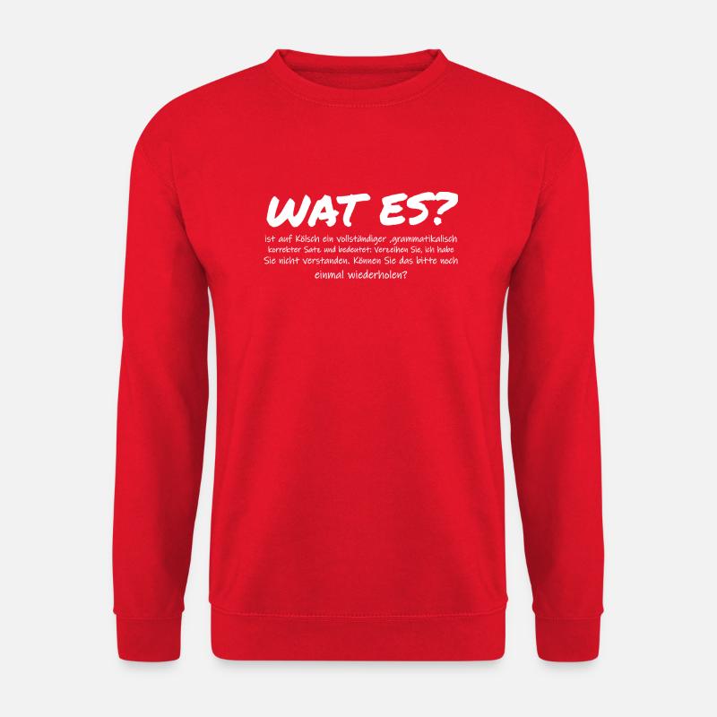 Wat es? - Unisex Pullover - Rot