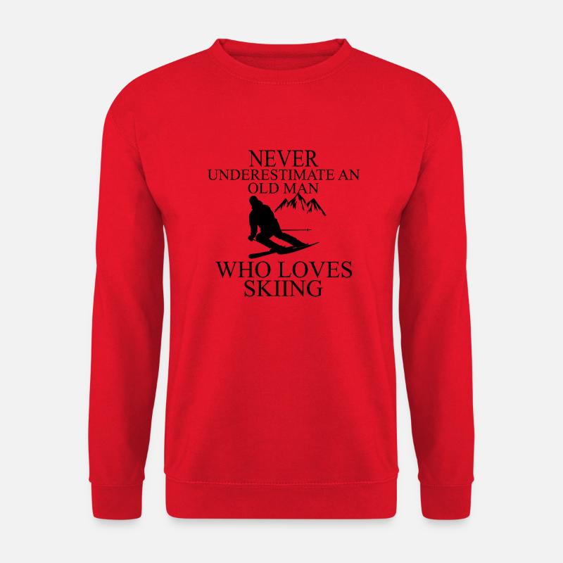 Ski Skiing Après-Ski - Unisex Sweatshirt - red