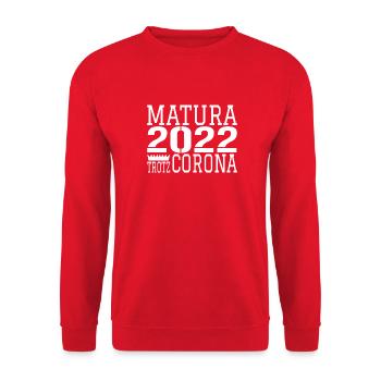Matura - Unisex Pullover - Rot - Vorne - Alina (178cm) & Michal (187cm)