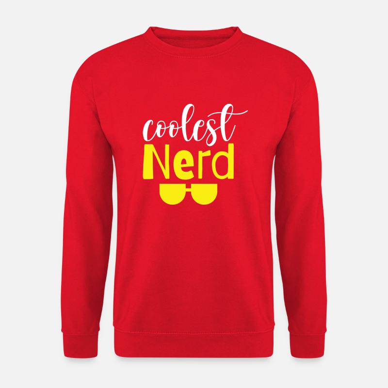 Coolest Nerd - Unisex Sweatshirt - red