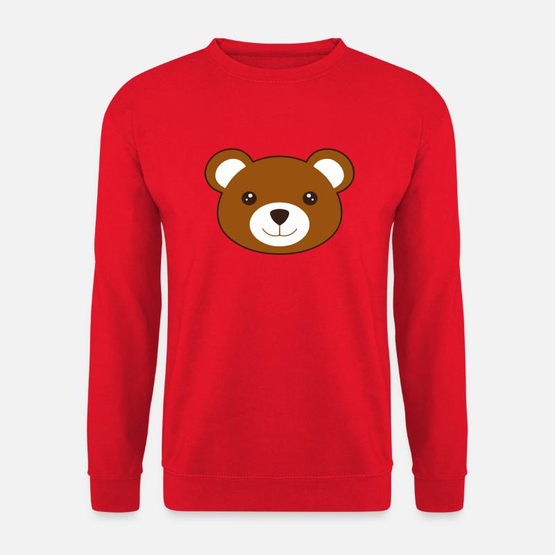 Teddybär - Unisex Pullover - Rot