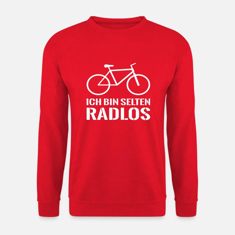 Fahrrad Spruch Rad - Unisex Pullover - Rot