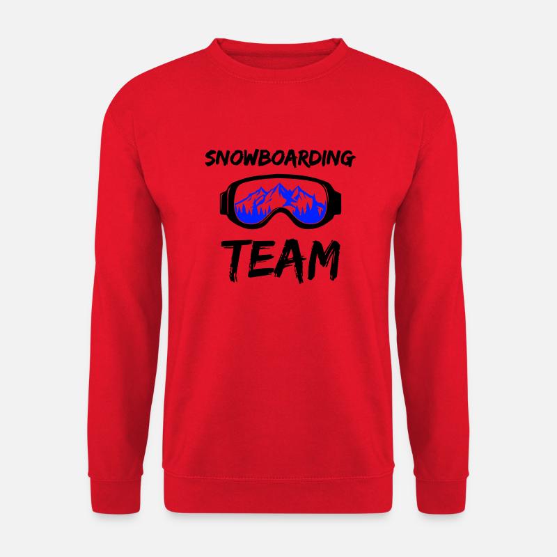 Snowboarding Team - Unisex Pullover - Rot