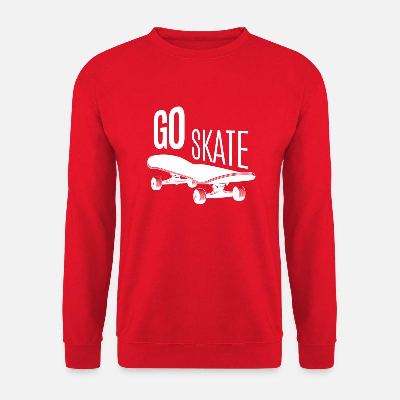 Skateboard SUP Surfen - Unisex Pullover - Rot