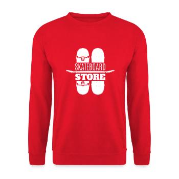 Skateboard SUP Surfing - Unisex Sweatshirt - red - Front - Alina (178cm) & Michal (187cm)