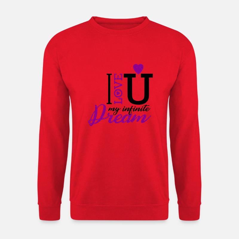 MY INFINITE DREAM LOVE - Unisex Pullover - Rot
