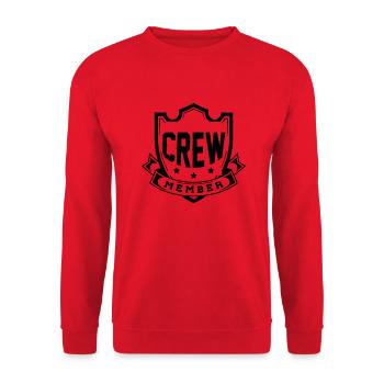 Membre d’équipage - Sweat-shirt Unisexe - rouge - Devant - Alina (178cm) & Michal (187cm)