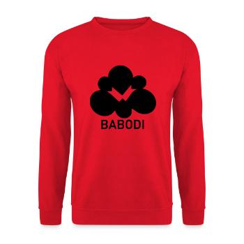 Babodi - Unisex Pullover - Rot - Vorne - Alina (178cm) & Michal (187cm)