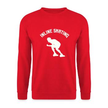 Roller - Sweat-shirt Unisexe - rouge - Devant - Alina (178cm) & Michal (187cm)
