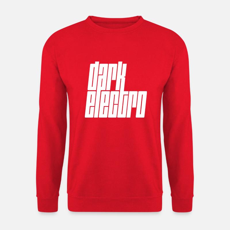 Dunkler Elektro - Unisex Pullover - Rot