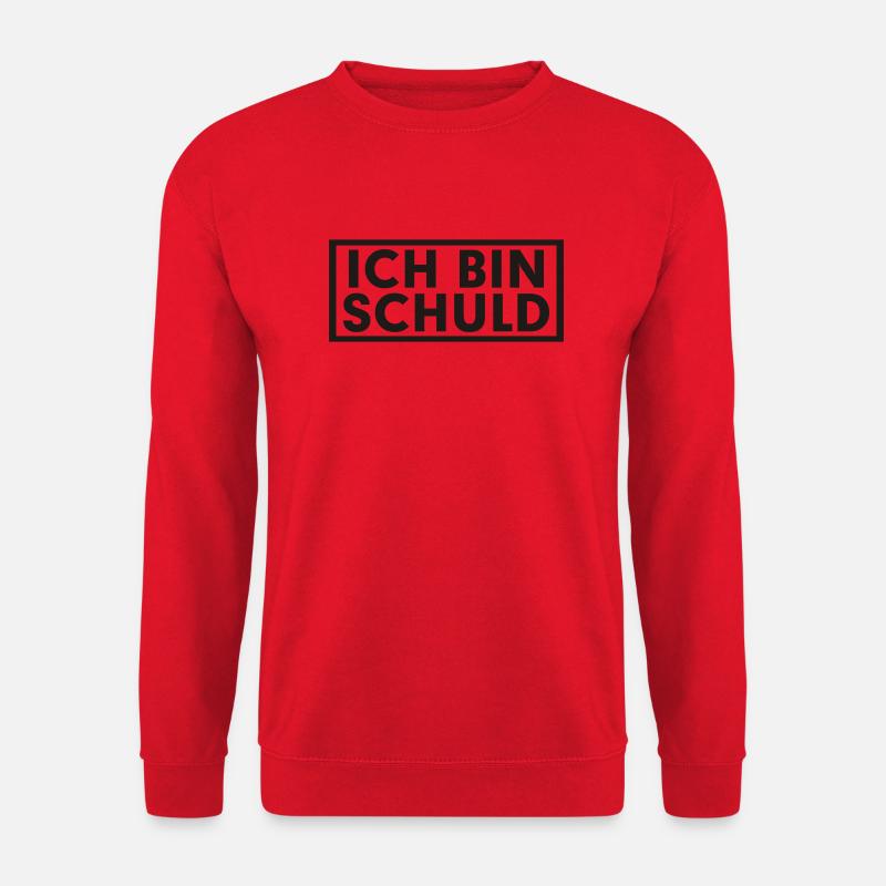 ICH BIN SCHULD - Unisex Pullover - Rot