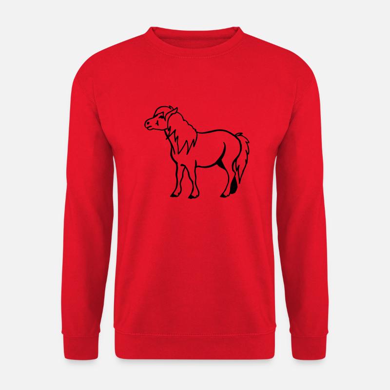 Pony Pferdchen - Unisex Pullover - Rot