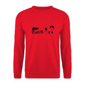PG evolution 2 - Unisex Pullover - Rot - Vorne - Alina (178cm) & Michal (187cm)