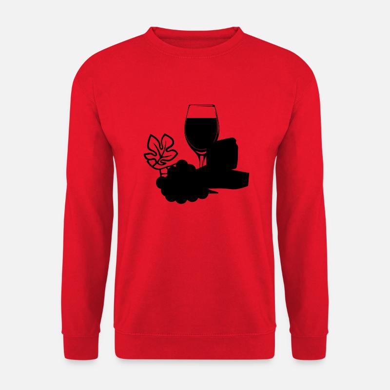 Wine grapes - Unisex Sweatshirt - red