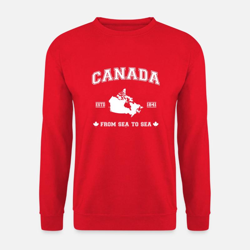 Canada map - Unisex Sweatshirt - red