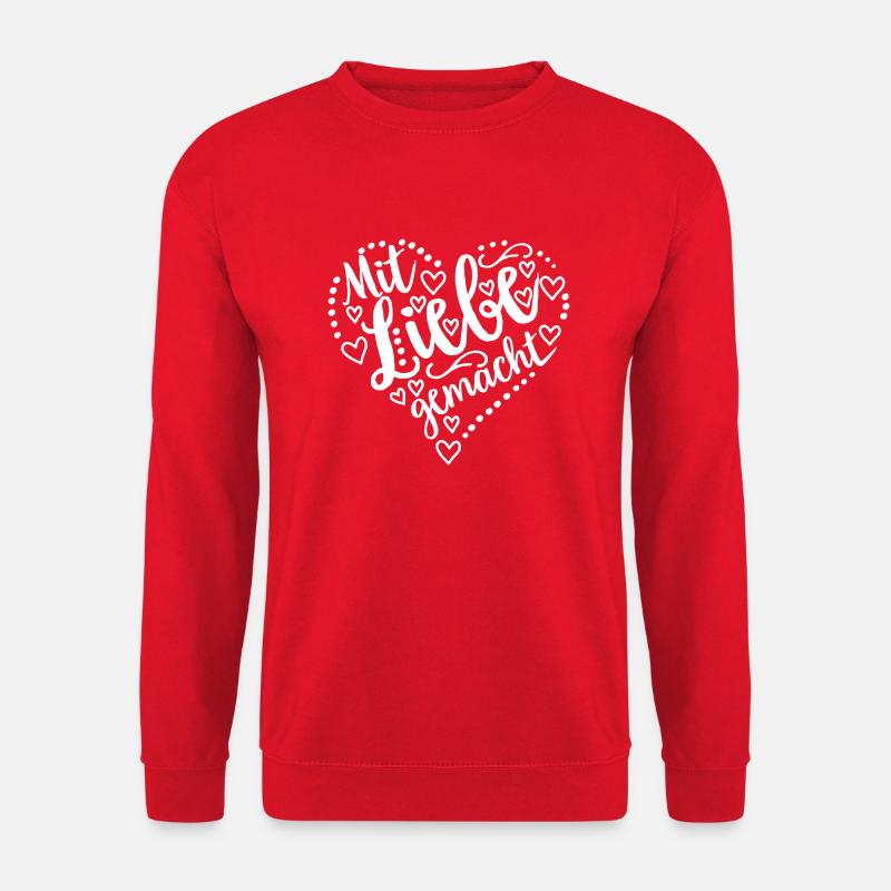 Liebe - Unisex Pullover - Rot