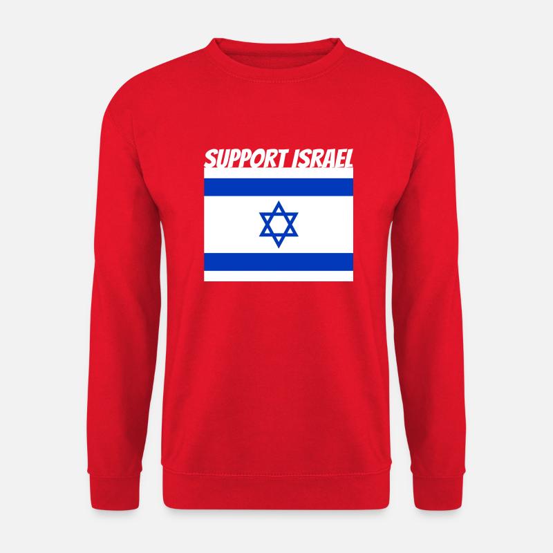 Support Israel - Unisex Sweatshirt - red