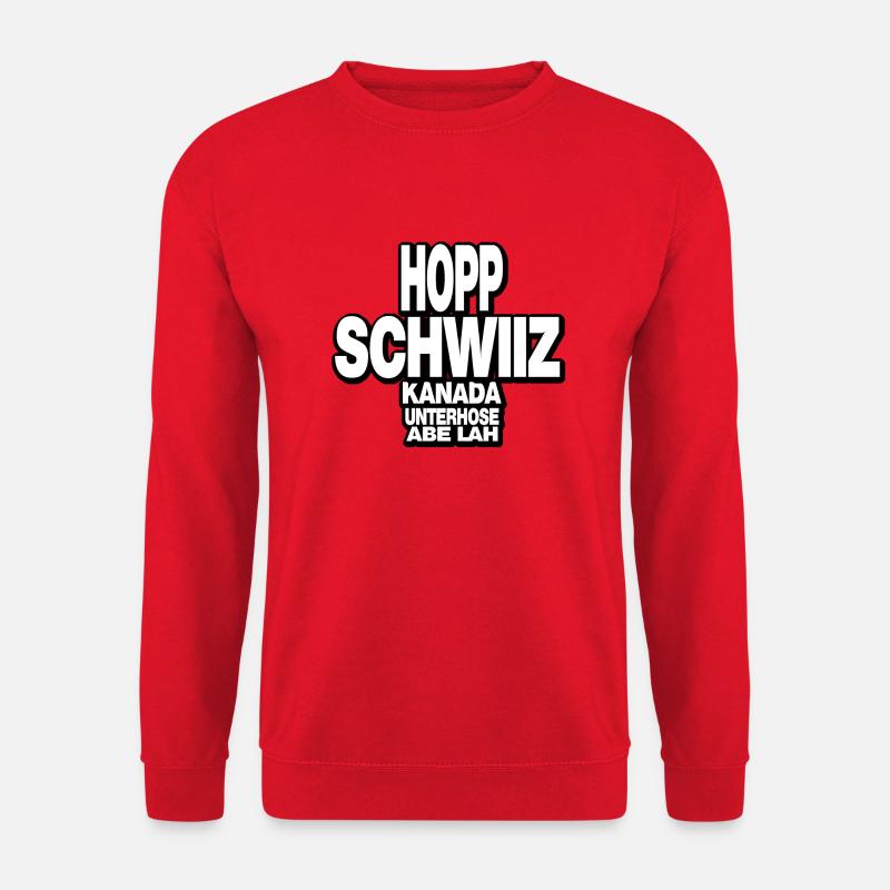 Hopp Schwiiz Canada - Unisex Sweatshirt - red