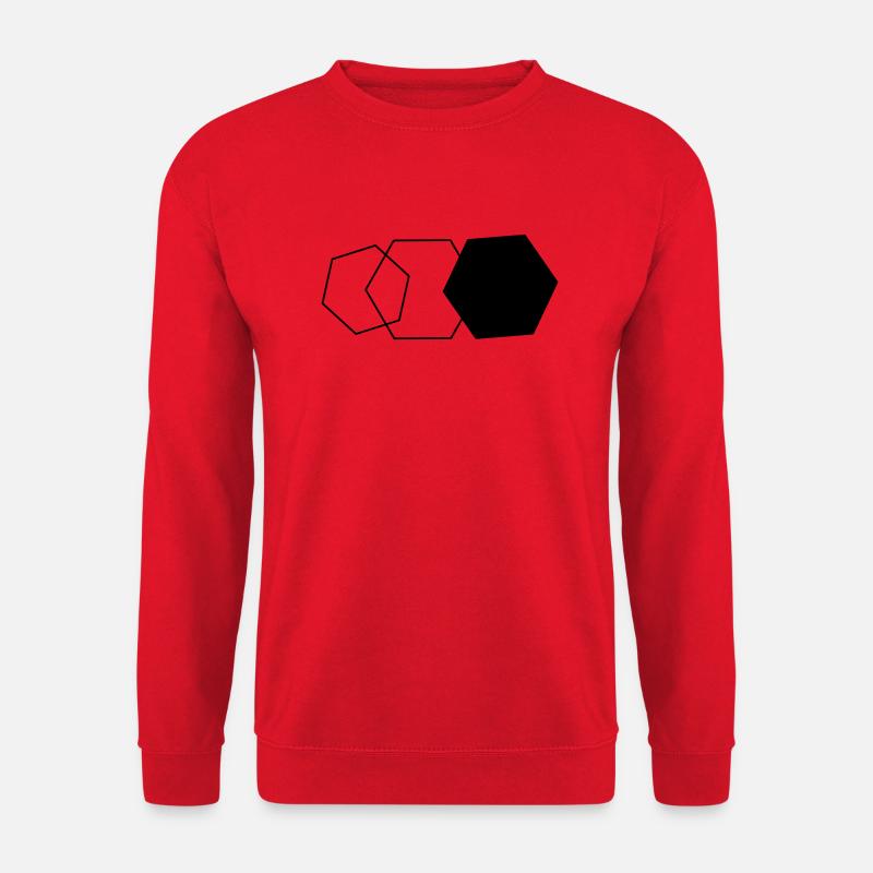 polygones - Unisex Pullover - Rot
