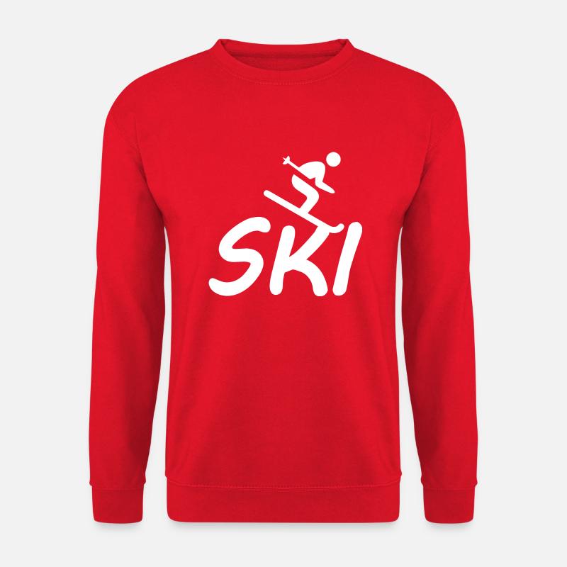 Ski Skiing Après-Ski - Unisex Sweatshirt - red