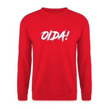 Oida Bavarois Autrichien dictons drôles - Sweat-shirt Unisexe - rouge - Devant - Alina (178cm) & Michal (187cm)