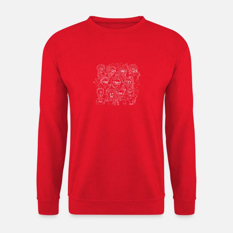 Alles gut-Weiß - Unisex Pullover - Rot