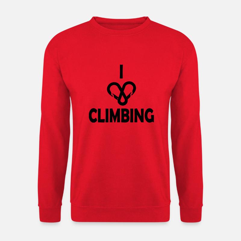 climbing - Unisex Pullover - Rot