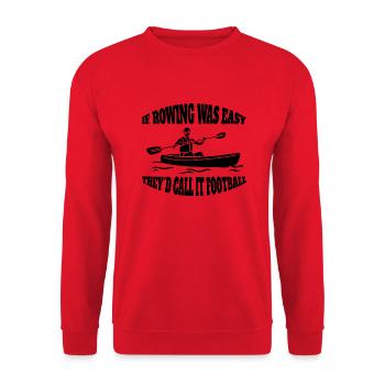 Rameur disant rameur club d'aviron drôle aviron - Sweat-shirt Unisexe - rouge - Devant - Alina (178cm) & Michal (187cm)