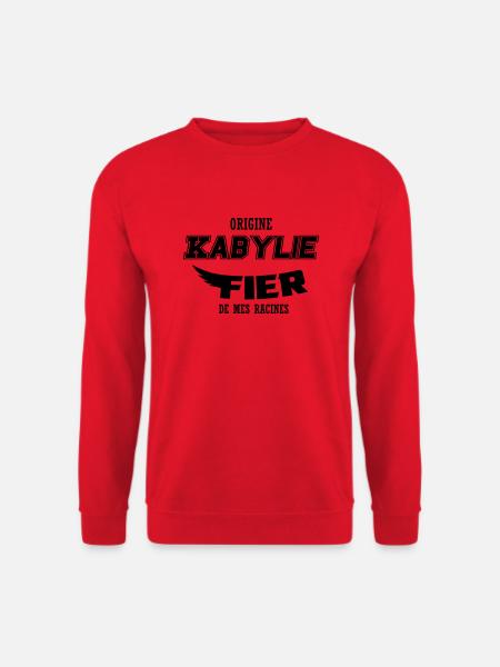 Origine Kabylie fier de mes racines - Sweat-shirt Unisexe - rouge