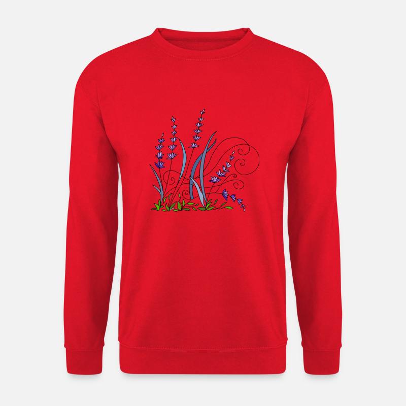Blumen - Unisex Pullover - Rot