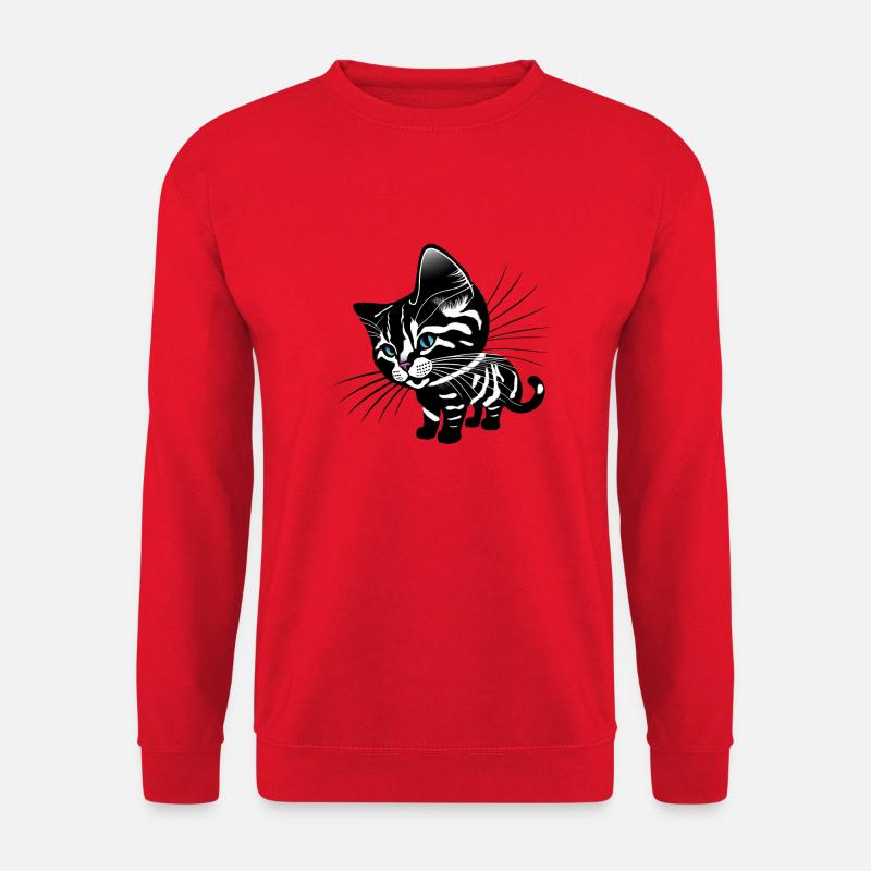 Cat - Unisex Sweatshirt - red
