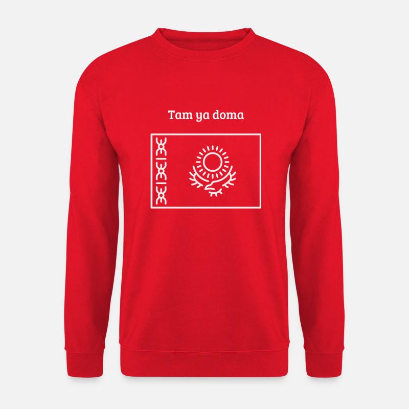Tam ya doma Kasachstan - Unisex Pullover - Rot