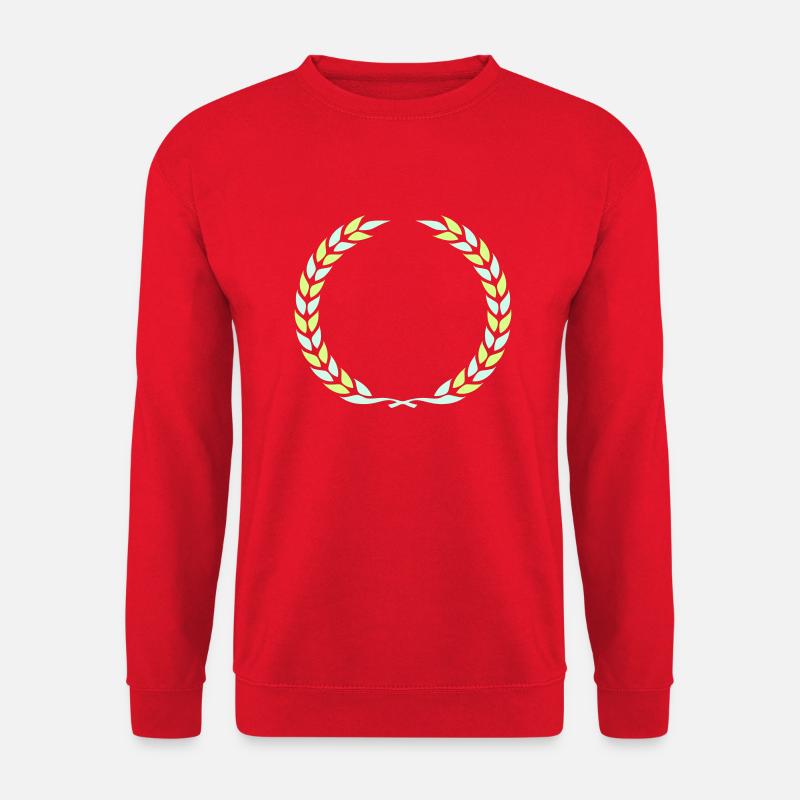 lorbeerkranz gewinner - Unisex Pullover - Rot
