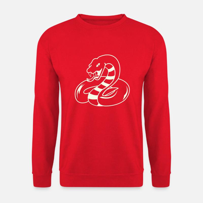 snake - Unisex Pullover - Rot